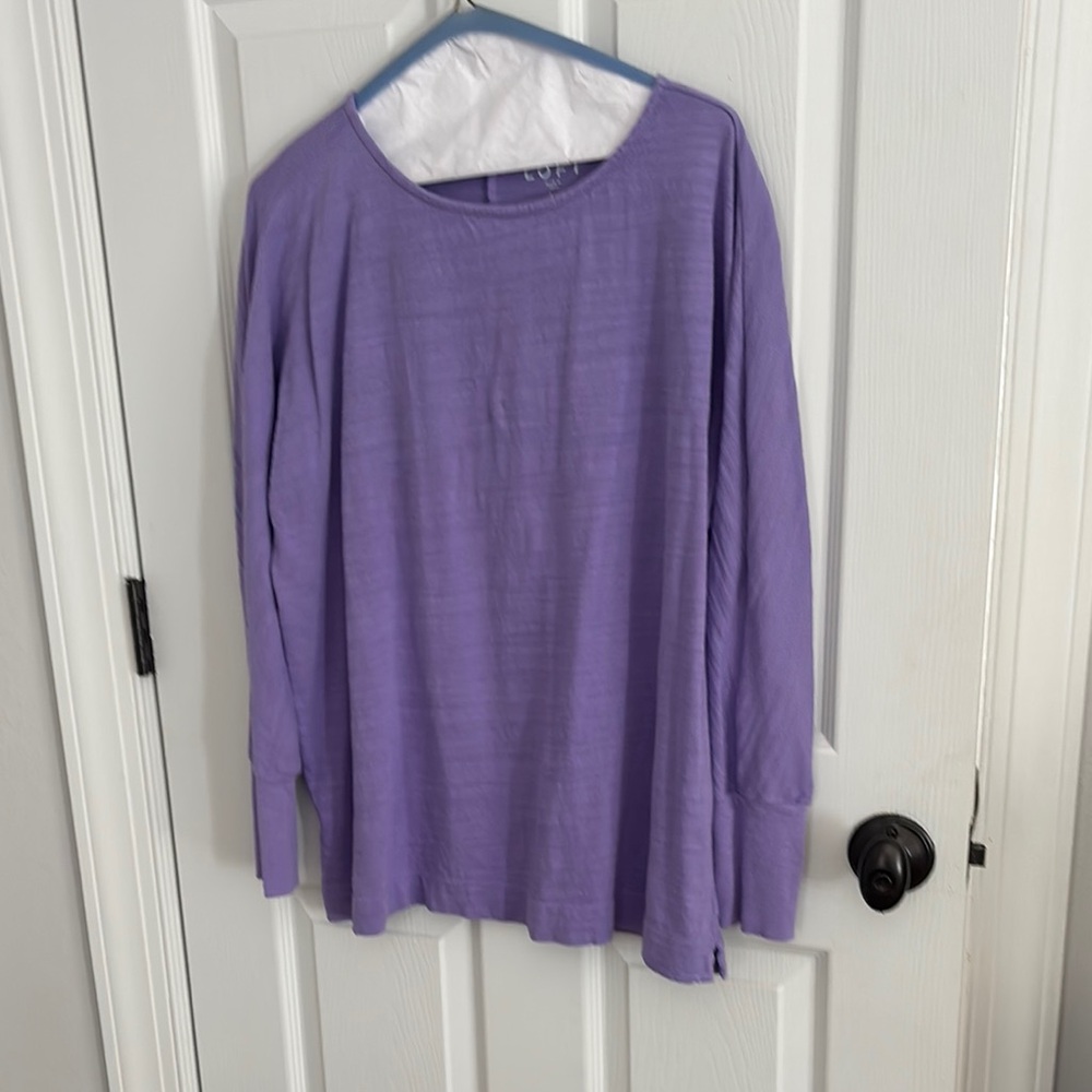 Purple Long Sleeve Top